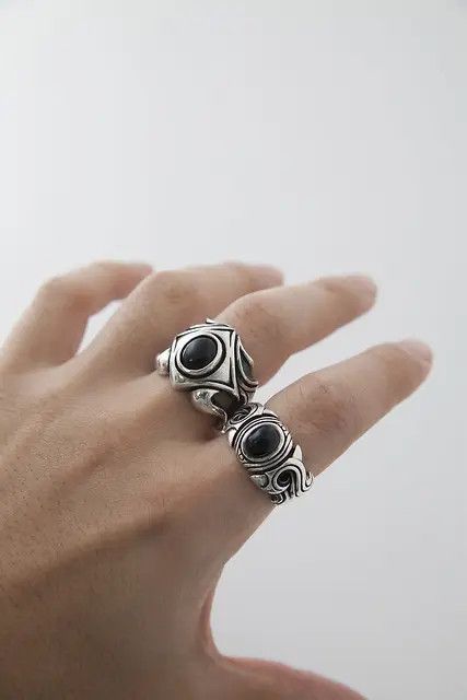 Vintage Gothic ring US 12 Size ONE SIZE - 5 Thumbnail
