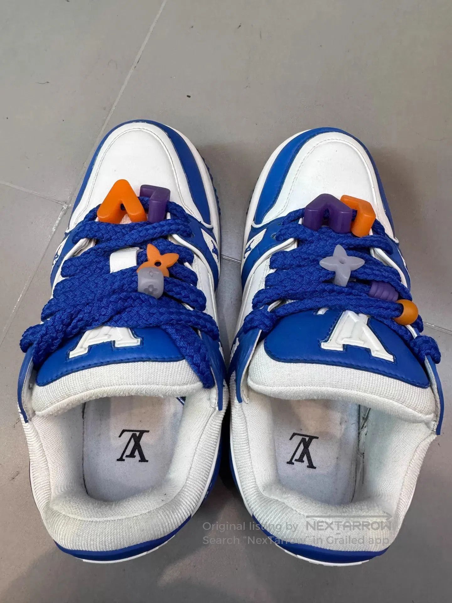 Louis Vuitton Blue Low. Size US 8.5 / EU 41-42 - 3 Thumbnail