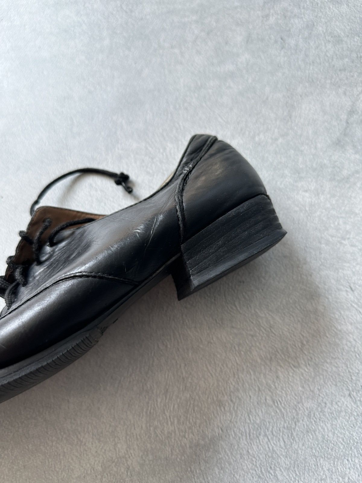 Japanese Brand Avant Garde Japanese Style Leather Shoes Asymmetrical Heels Size US 7.5 / EU 40-41 - 9 Thumbnail