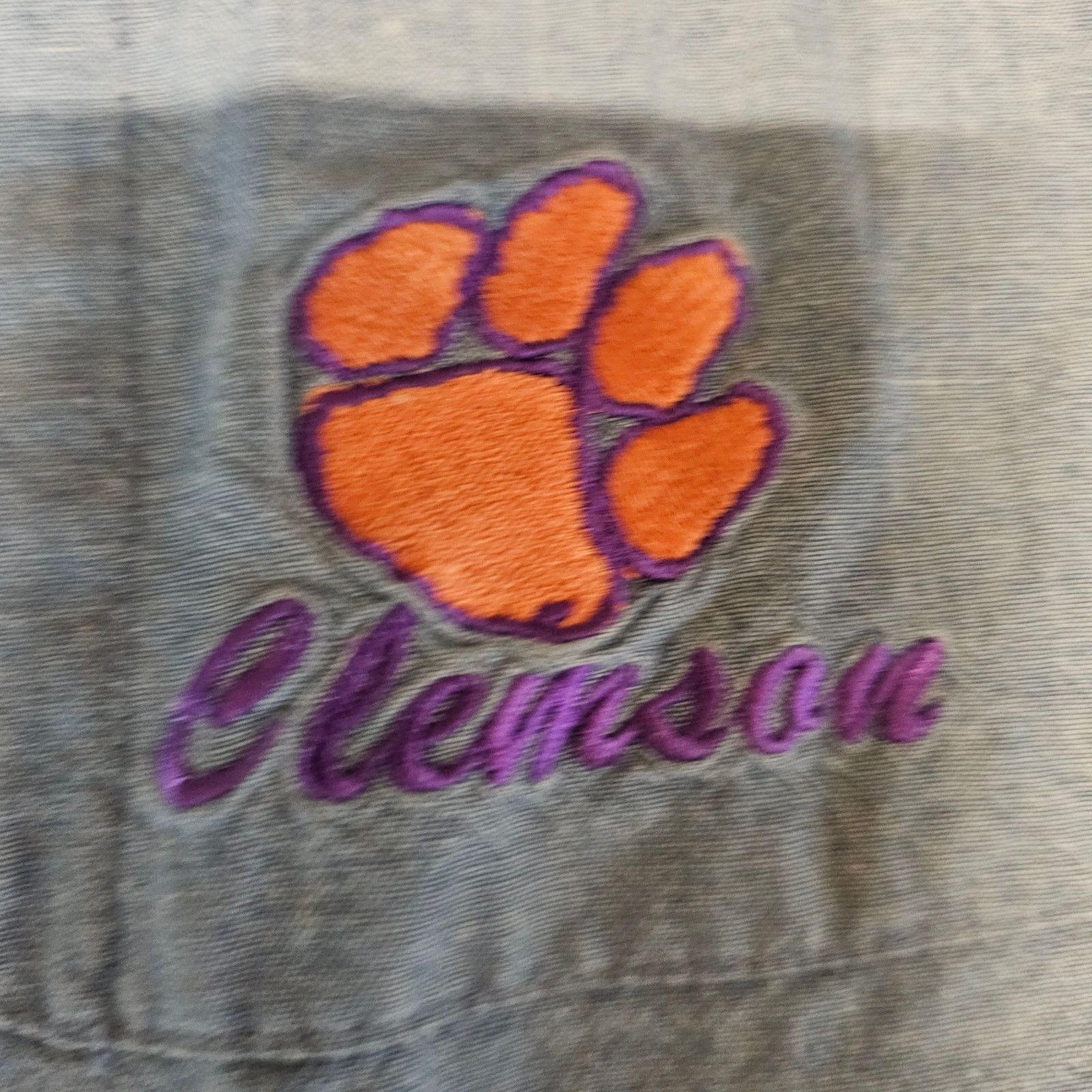 Vintage Sports Line Clemson Tigers Embroidered Logo Button Shirt XL Size US XL / EU 56 / 4 - 3 Thumbnail