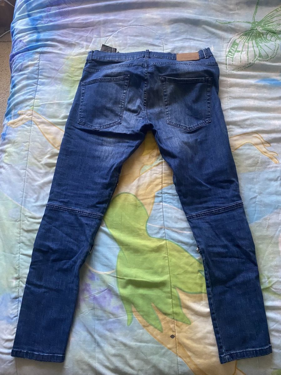 Zara Zara Zipper Jeans Sz 36 Size US 36 / EU 52 - 6 Thumbnail