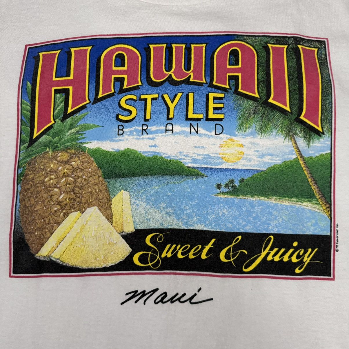 All Sport Vintage 90s Maui Hawaii Vacation Tee Size US L / EU 52-54 / 3 - 2 Thumbnail
