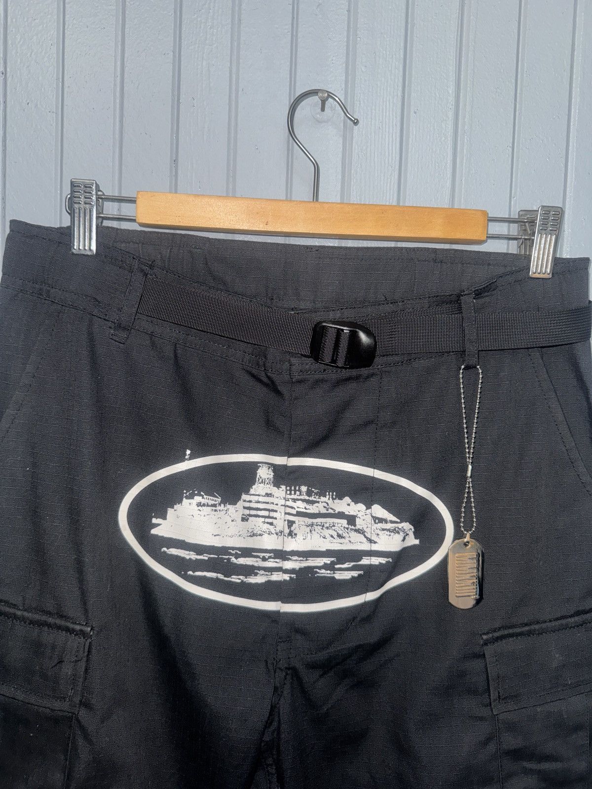 Corteiz Corteiz RTW 5 year anniversary Black Cargo Pants Size US 31 - 7 Thumbnail