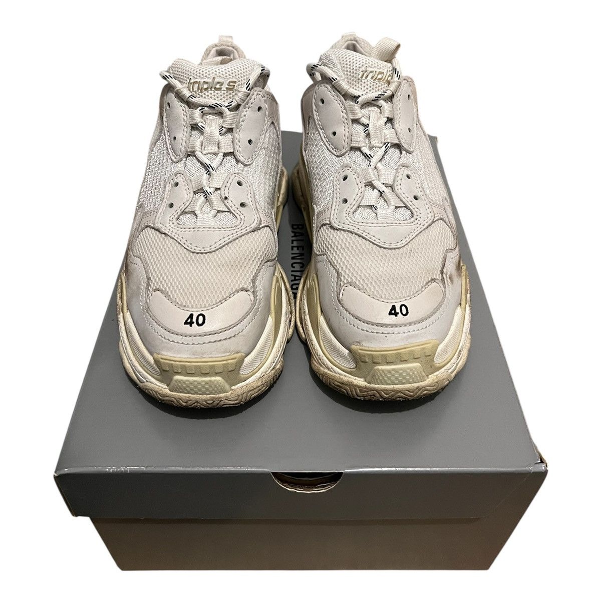 Balenciaga Balenciaga Triple S Beige Size 40 Size US 7 / EU 40 - 2 Thumbnail