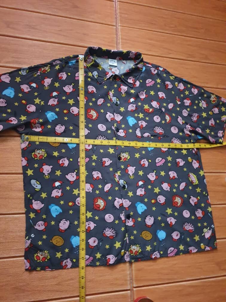 Nintendo Nintendo game Characters 100% Rayon Hawaiian Shirt Size US XL / EU 56 / 4 - 5 Thumbnail