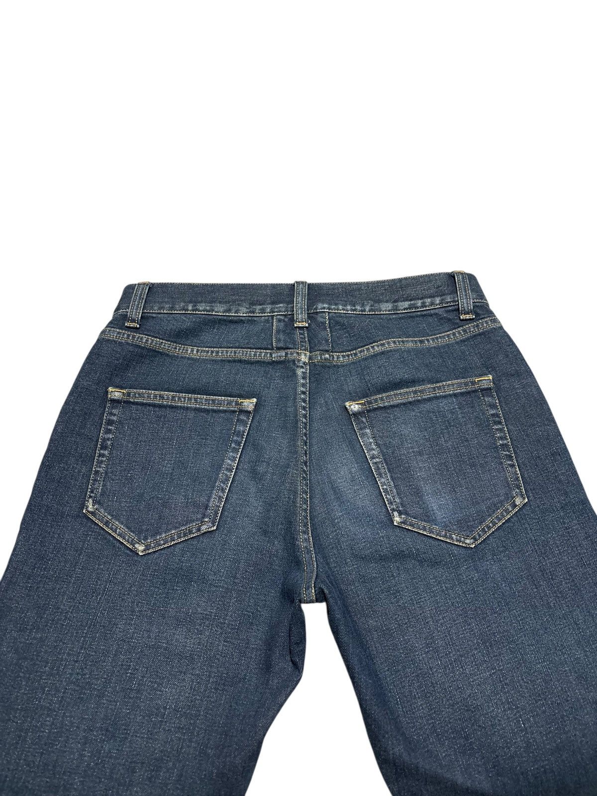 Saint Laurent Paris SS16 Hedi Slimane D02 Jeans Sandwash Navy Denim distressed Size US 28 / EU 44 - 7 Thumbnail