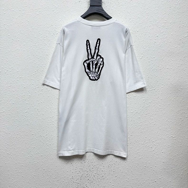 Balenciaga Balenciaga Dissolved Smile Scissors Embroidered Short Slee Size US S / EU 44-46 / 1 - 2 Thumbnail