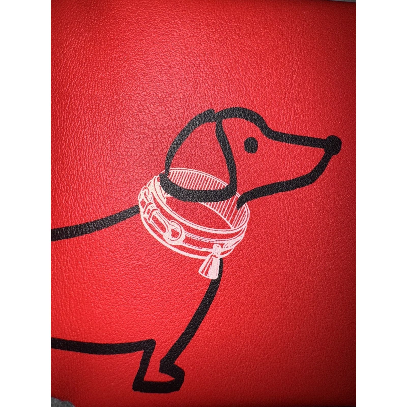 Hermes Hermes Wallet Dachshund Dog Rouge De Coeur Red Card Holder Size ONE SIZE - 4 Thumbnail