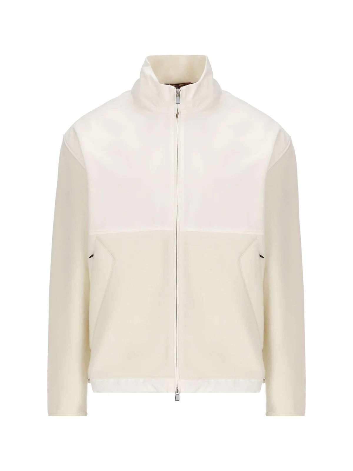 Loro Piana o1w1db10724 Icer Ski Bomber Jacket in White Size US XXL / EU 58 / 5 - 1 Thumbnail
