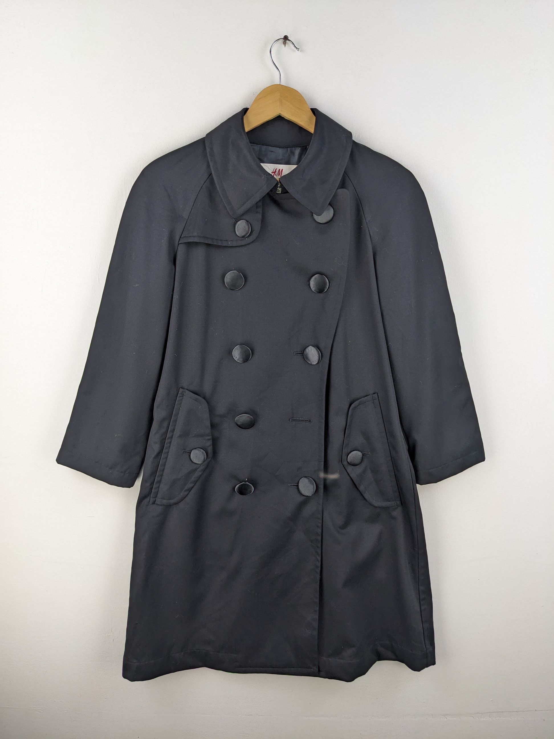 Comme des Garcons × H&M × Japanese Brand Comme Des Garcons Double Breasted Coat X H&M Size S / US 4 / IT 40 - 1 Thumbnail