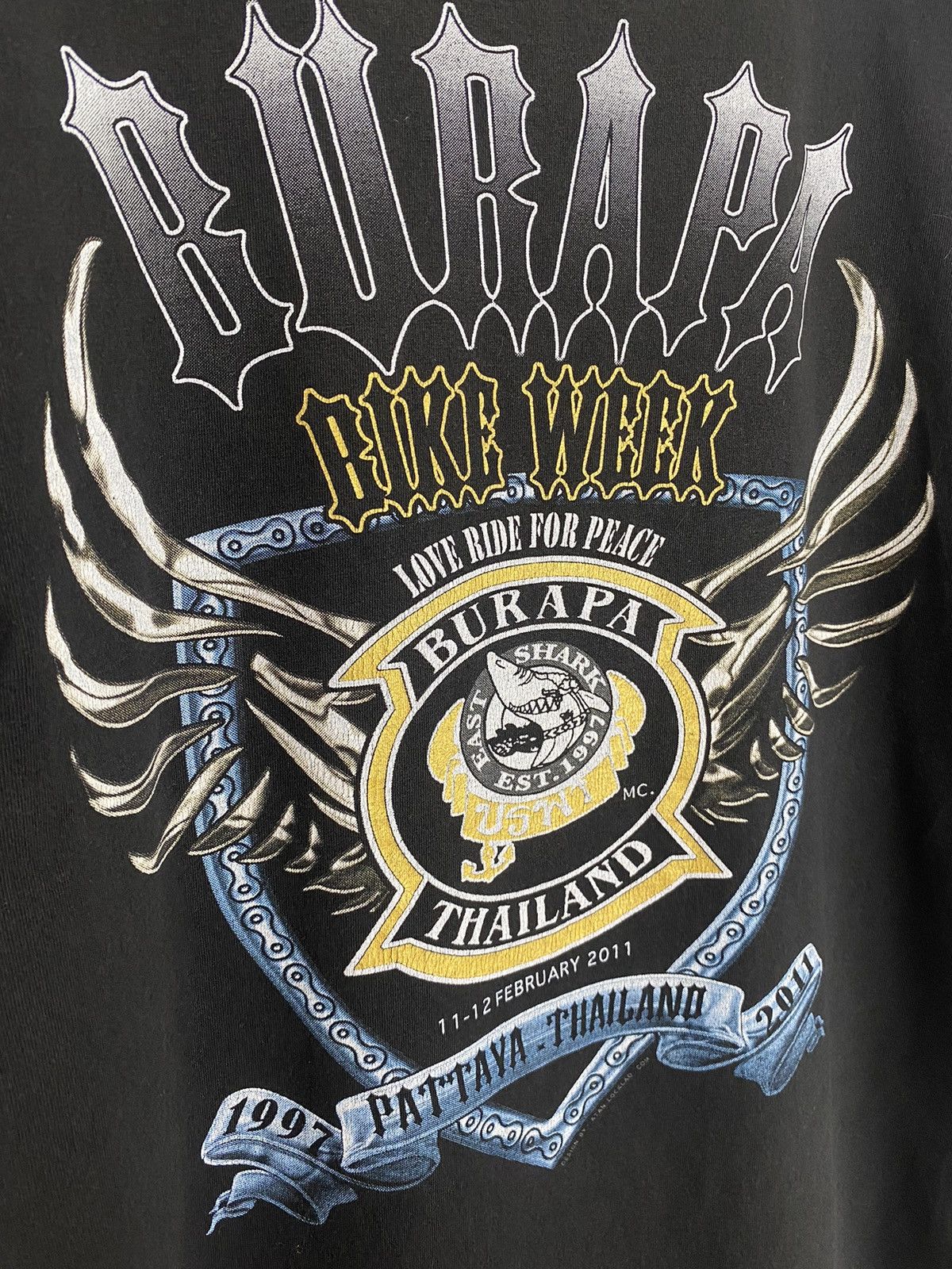 Harley Davidson × Vintage × West Coast Choppers Vintage Burapa Bike Week Thailand XL y2k tee opium Size US XL / EU 56 / 4 - 7 Thumbnail