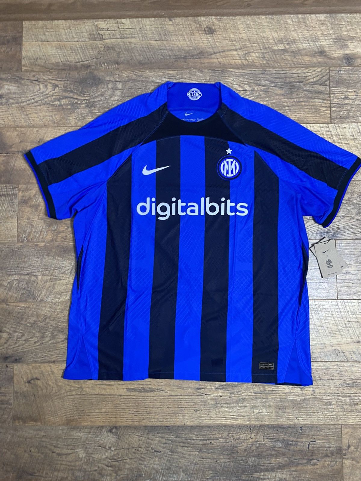Nike Inter Milan Home Shirt 2022/23 Authentic Player Version XXL Size US XXL / EU 58 / 5 - 1 Thumbnail