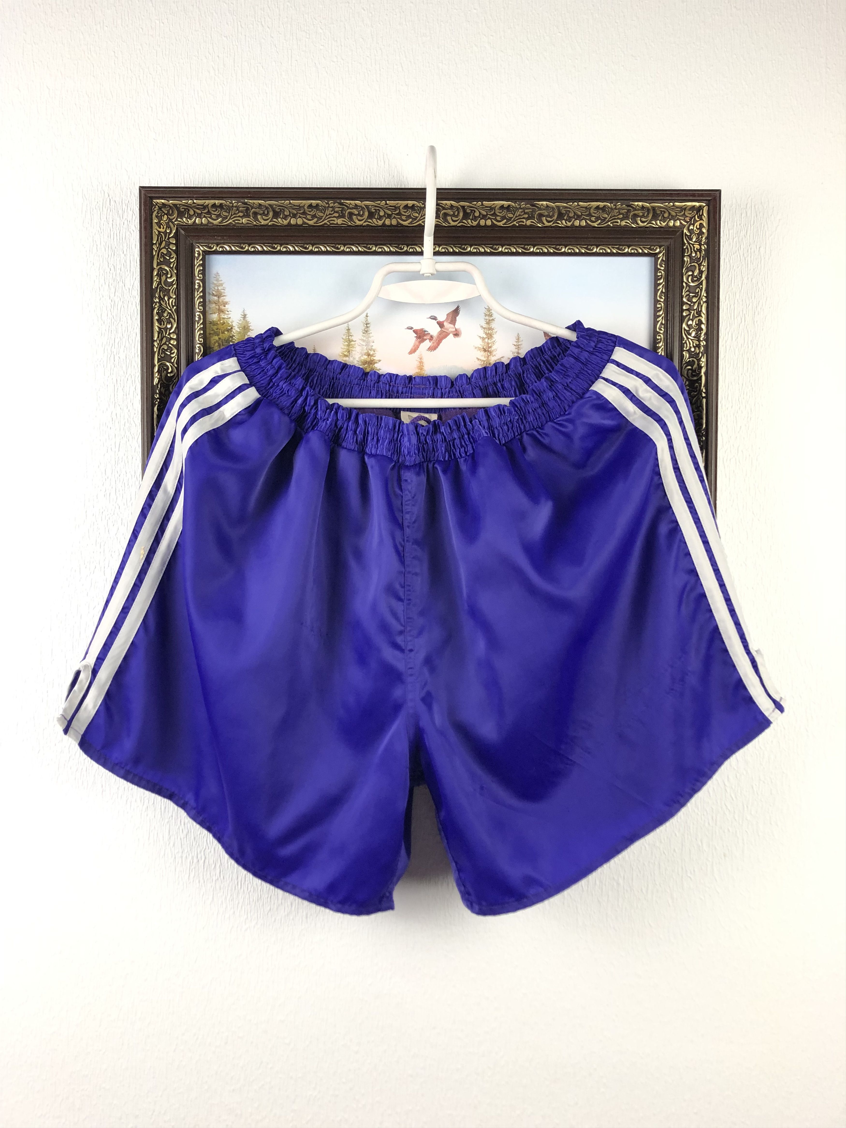 Adidas Vintage 90's Adidas Nylon Athletic Shorts Run Mens Sport Size US 34 / EU 50 - 1 Thumbnail