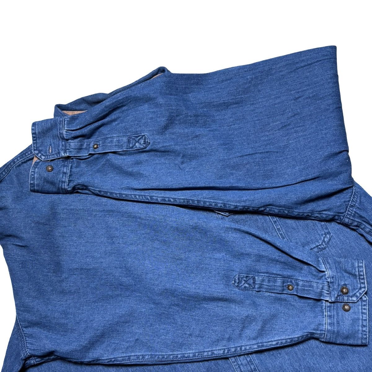 Faded Glory Vintage Faded Glory Authentics Denim Button Up Shirt 3XL Size US XXL / EU 58 / 5 - 6 Thumbnail