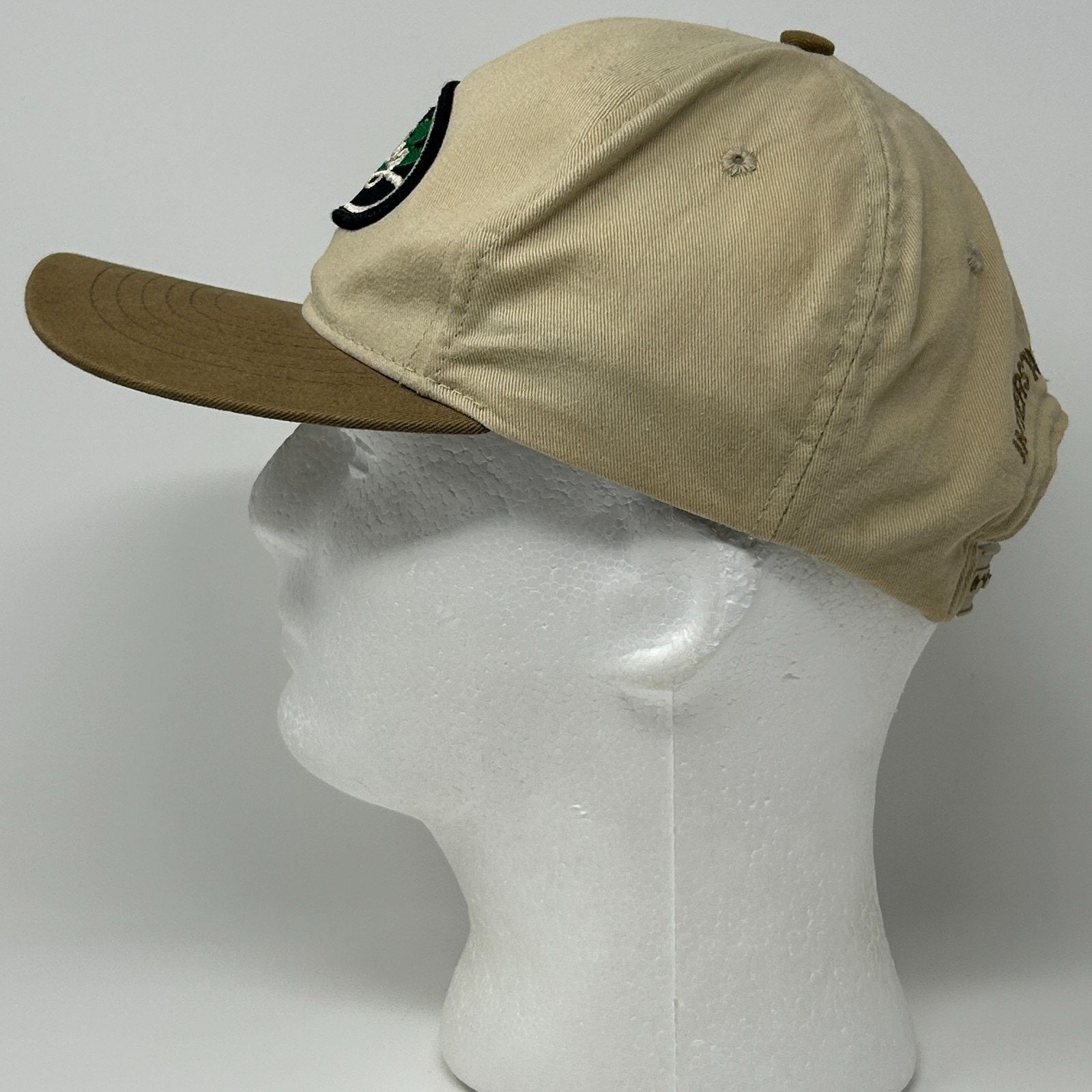 Swingster Vintage 90s Bandag Tires Hat Baseball Cap Interstate Beige Size ONE SIZE - 9 Thumbnail