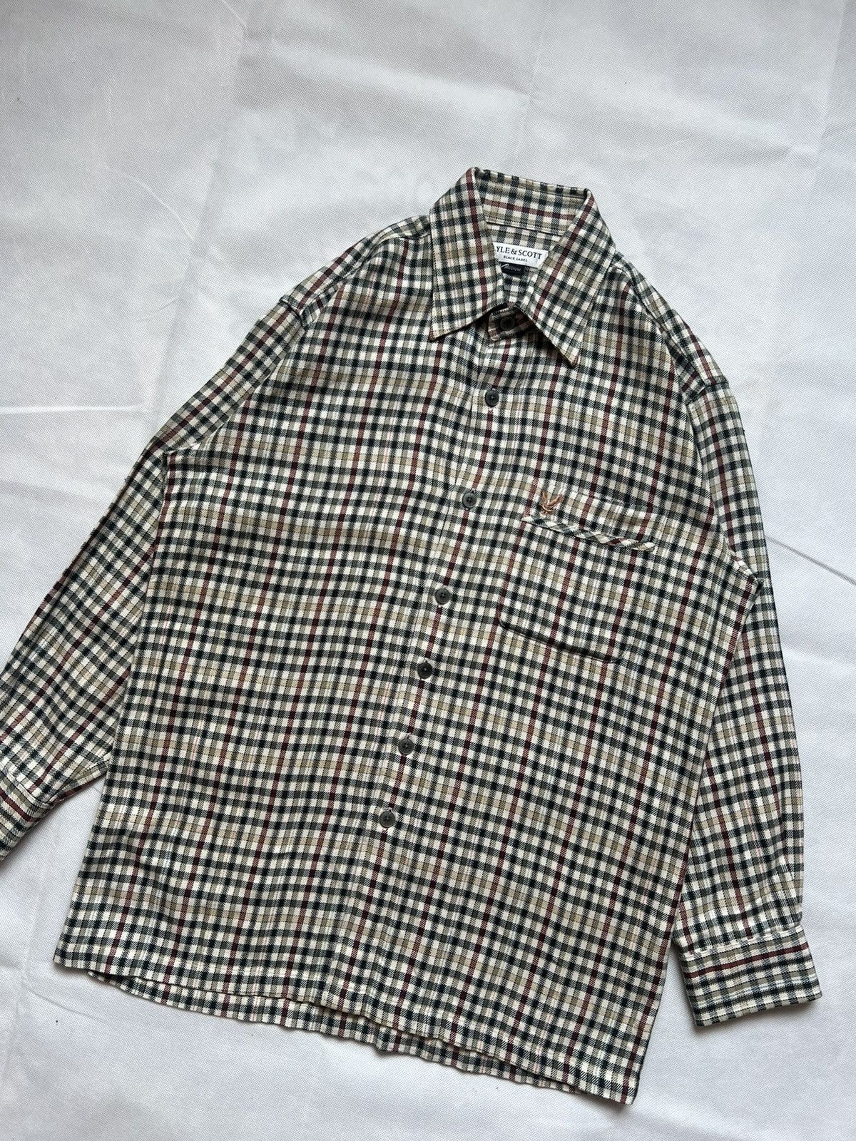 Lyle & Scott Lyle & Scott Tierra Check Print Casual Shirt Flannel Size US M / EU 48-50 / 2 - 2 Thumbnail