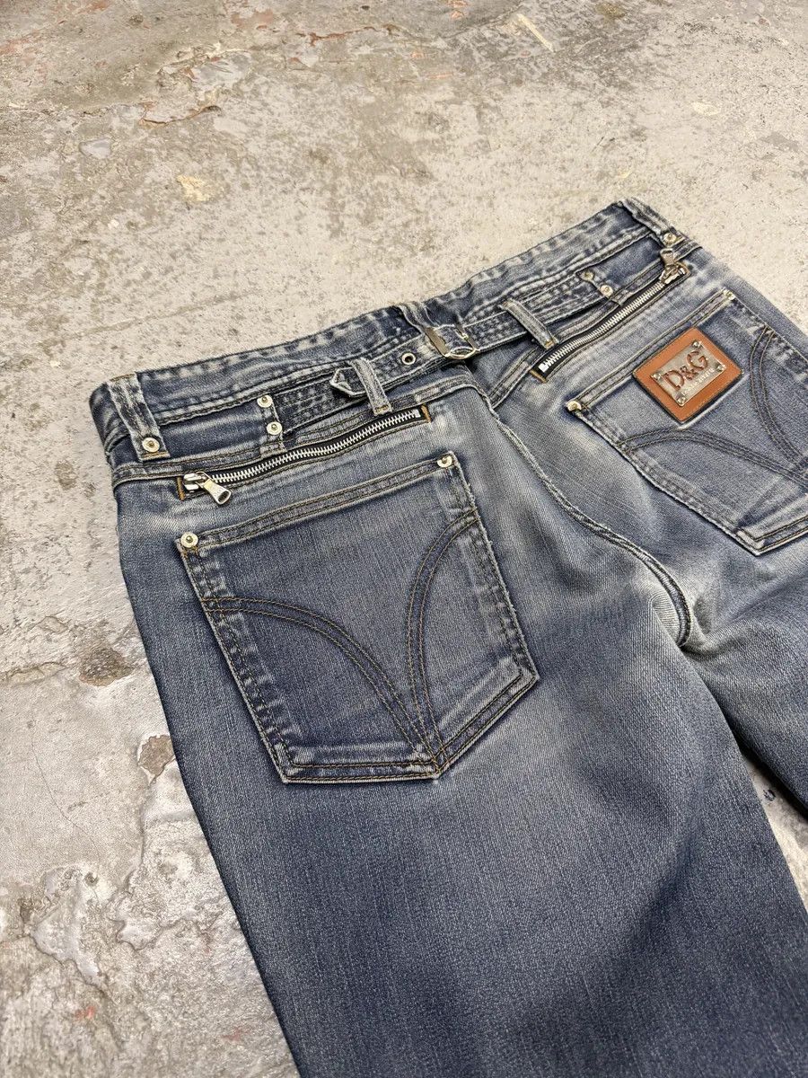 Dolce & Gabbana 2000s Dolce & Gabbana Blue Faded Denim Jeans Size US 32 / EU 48 - 5 Thumbnail
