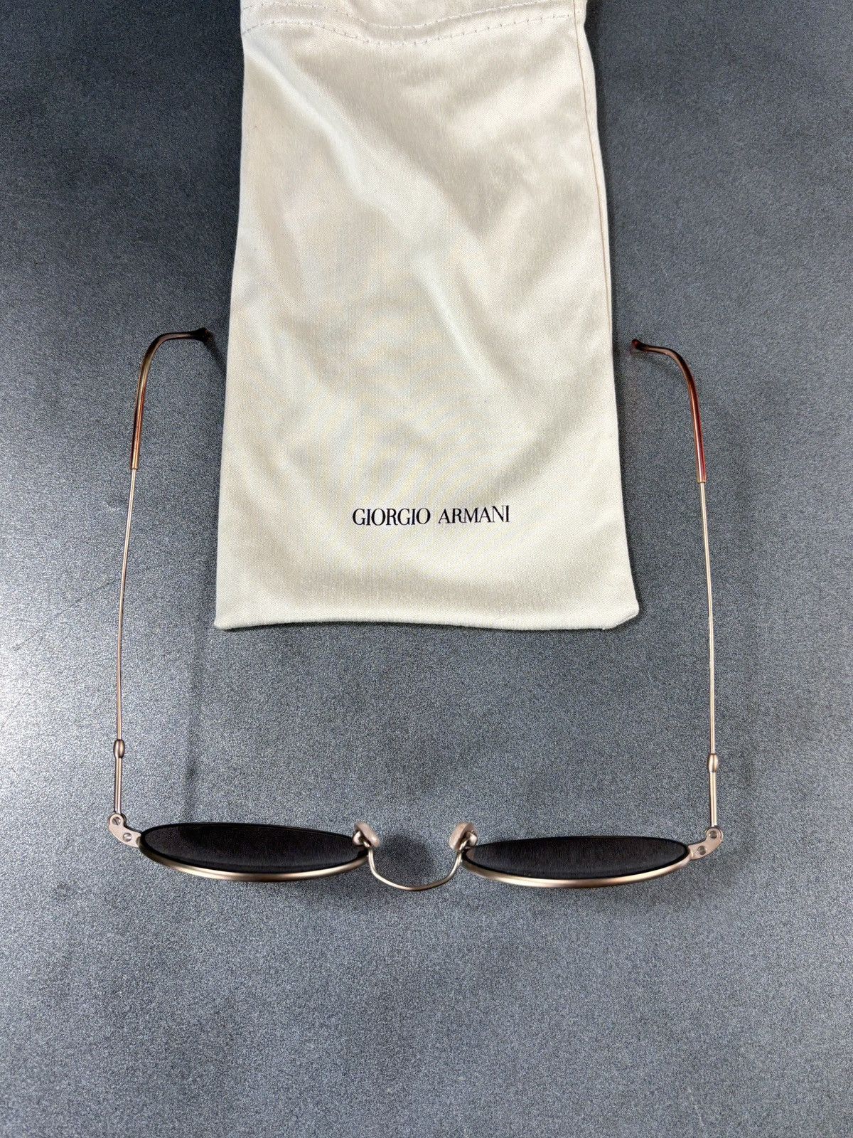Giorgio Armani 1990s Giorgio Armani Sunglasses 642 Vintage Oval Old Money Size ONE SIZE - 8 Thumbnail