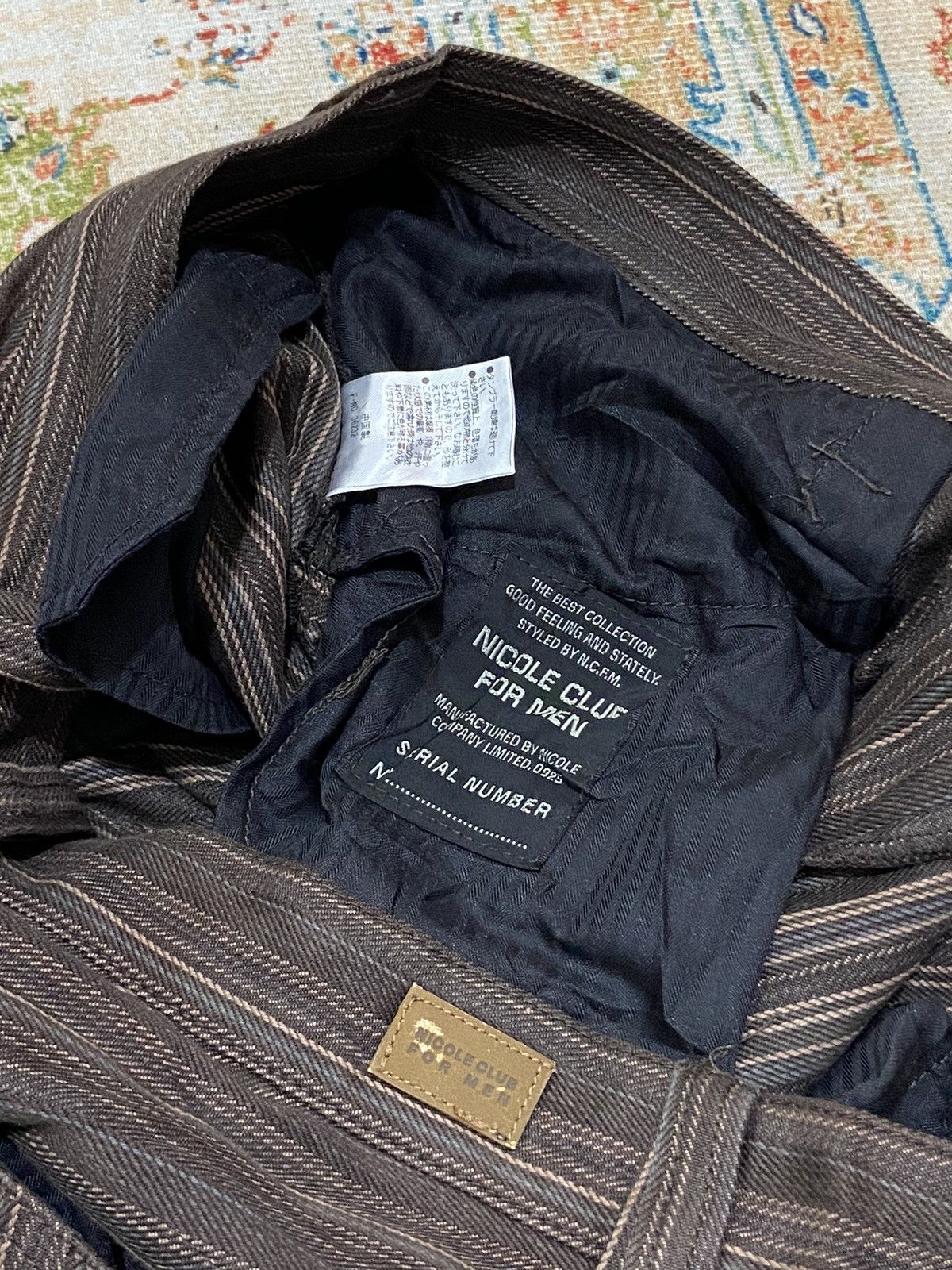 Nicole Club DROP💥 2000s NICOLE CLUB FOR MEN STRIPED PANTS Size US 32 / EU 48 - 8 Thumbnail