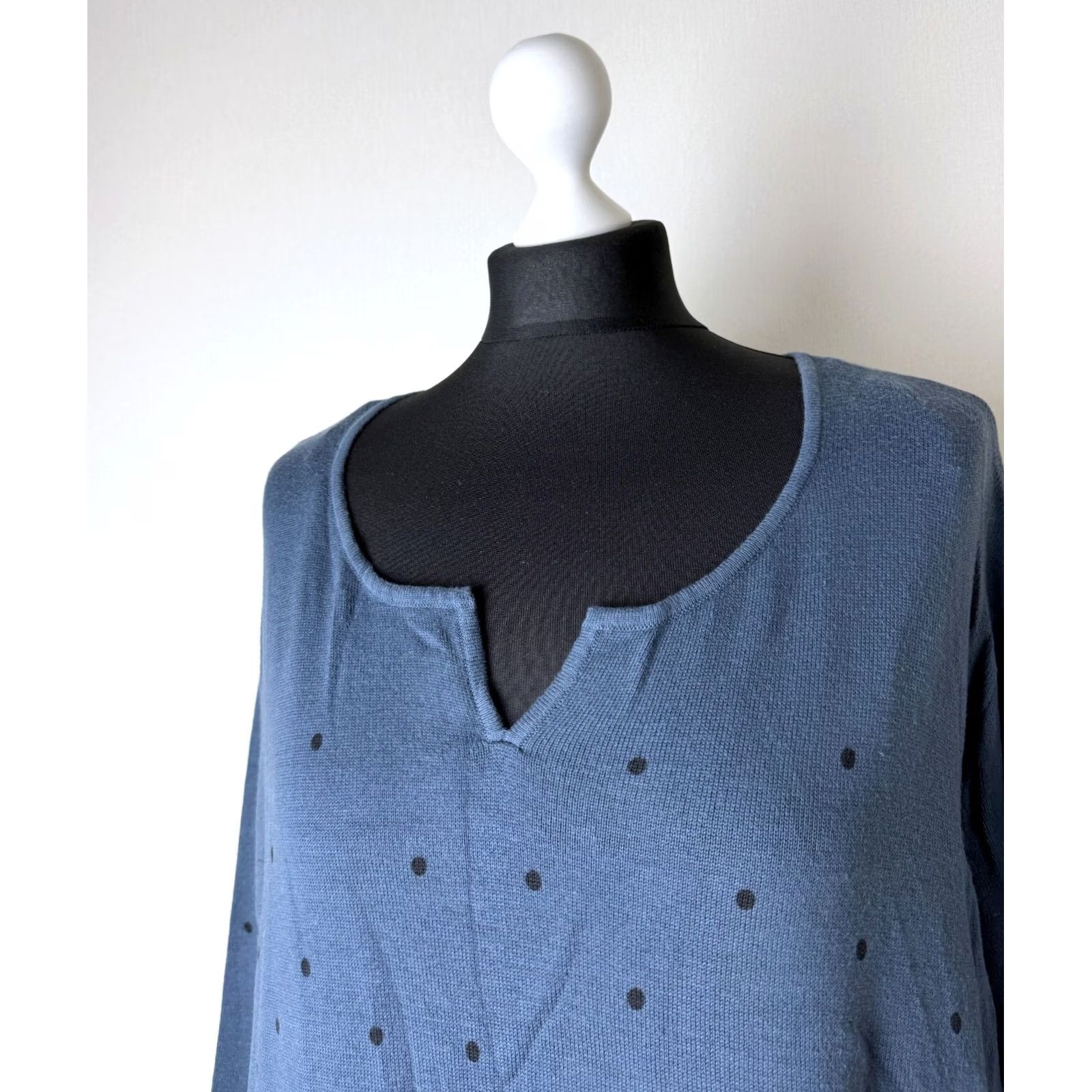 Vintage Gudrun Sjoden Dress Blue Midi XXL Womens Clothing Size XXL / US 16-18 / IT 52-54 - 2 Thumbnail