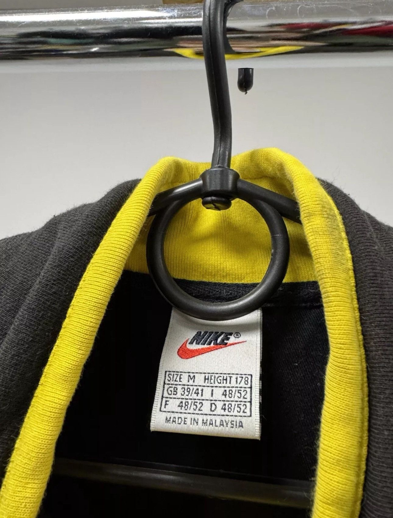 Nike × Vintage Vintage Nike Full Zip Sweatshirt Big Swoosh 90S Size US M / EU 48-50 / 2 - 4 Thumbnail