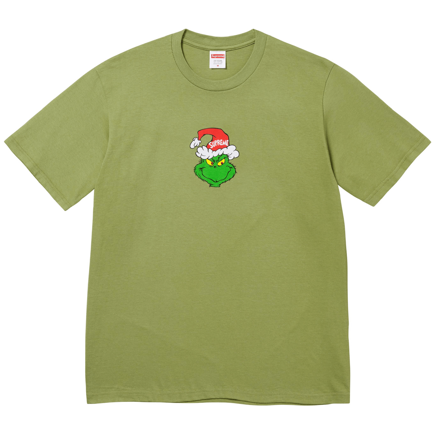 Supreme Supreme The Grinch T-Shirt Moss Green Christmas FW24 Size US L / EU 52-54 / 3 - 1 Thumbnail