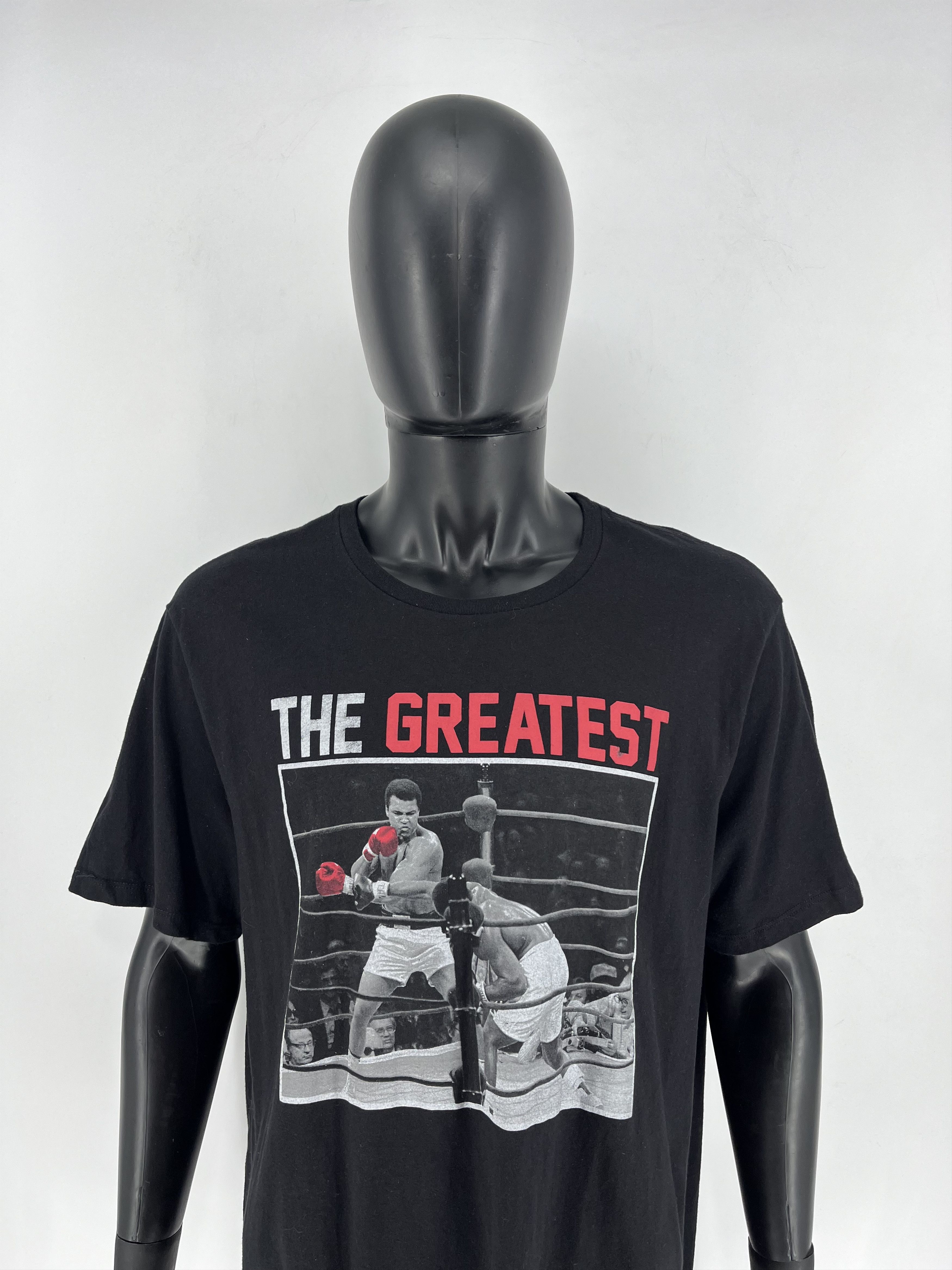 Vintage Y2K The Greatest Muhammad Ali American Boxer Faded Tshirts Size US XXL / EU 58 / 5 - 8 Thumbnail
