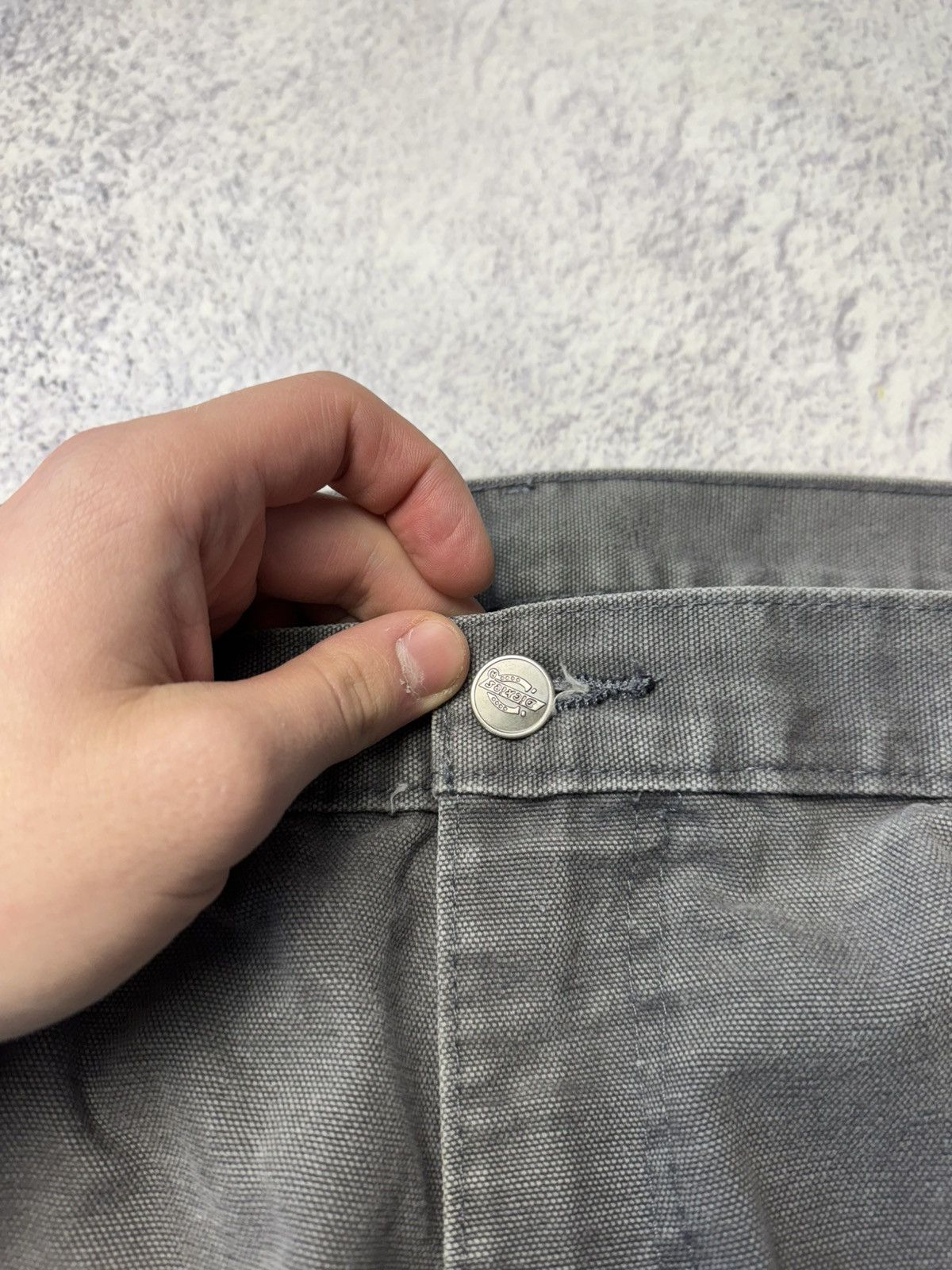 Dickies Vintage Gray Dickies Carpenter Work Pants - 38/32 - Y2K Size US 34 / EU 50 - 10 Thumbnail