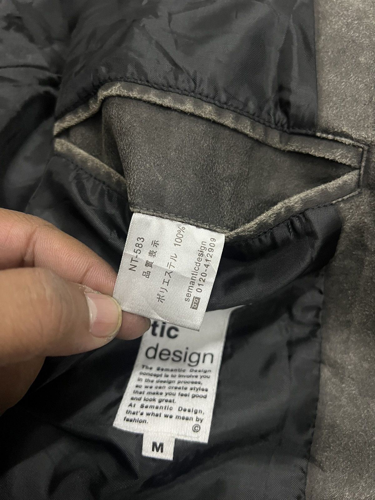 semanticdesign Vintage Y2K Semantic Design Leather Suede Jacket Size US M / EU 48-50 / 2 - 11 Thumbnail