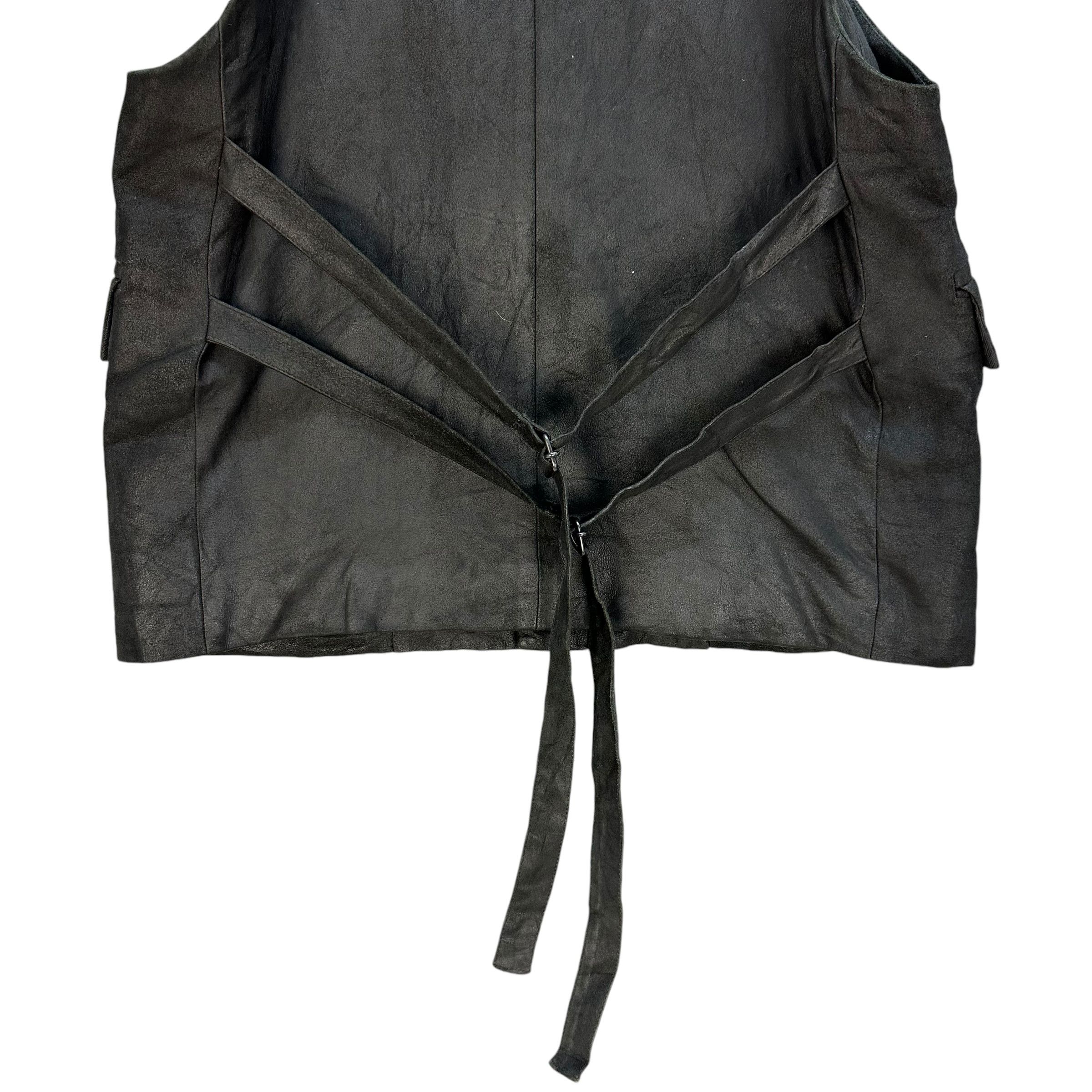 Number (N)ine Number (N)ine AW06 Silk Lined Sheepskin Vest #1500-A62 Size US S / EU 44-46 / 1 - 12 Thumbnail