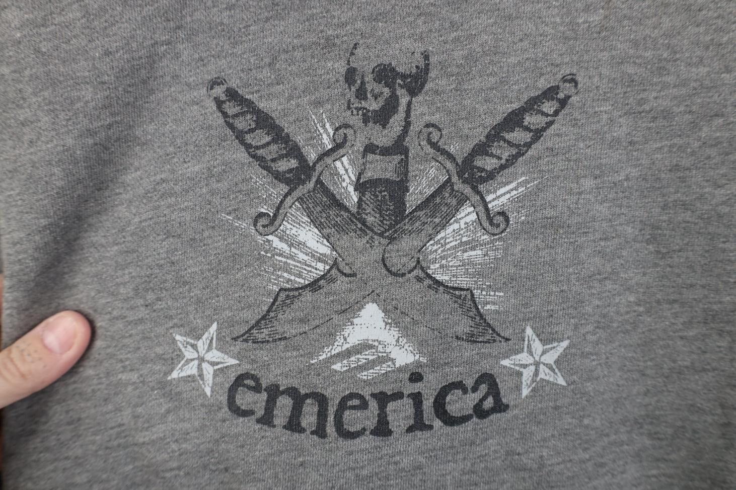 Emerica Vintage 90s Y2K Emerica Skateboarding Skull Sword Hoodie Size S / US 4 / IT 40 - 4 Thumbnail