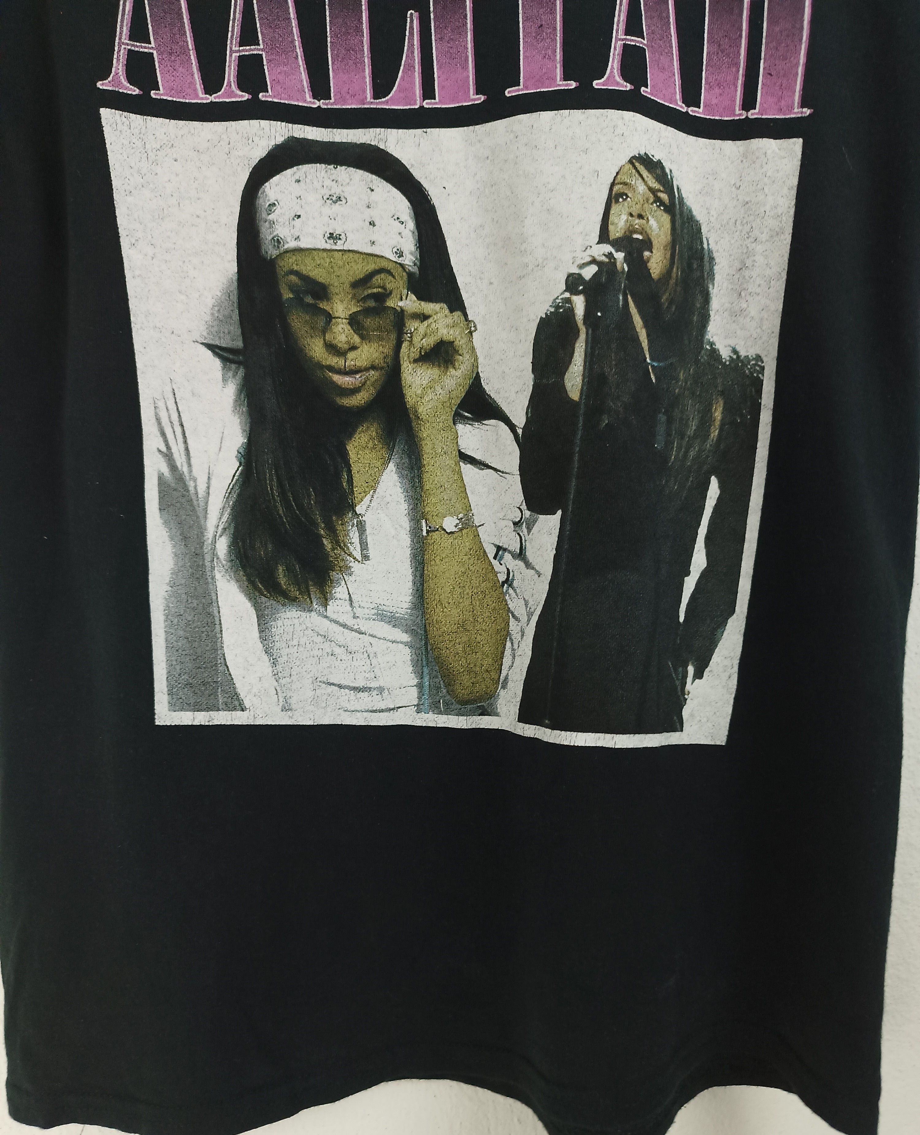 Rap Tees VINTAGE AALIYAH QUEEN OF HIP HOP TEE TUPAC BIGGIE EMINEM Size US S / EU 44-46 / 1 - 7 Thumbnail
