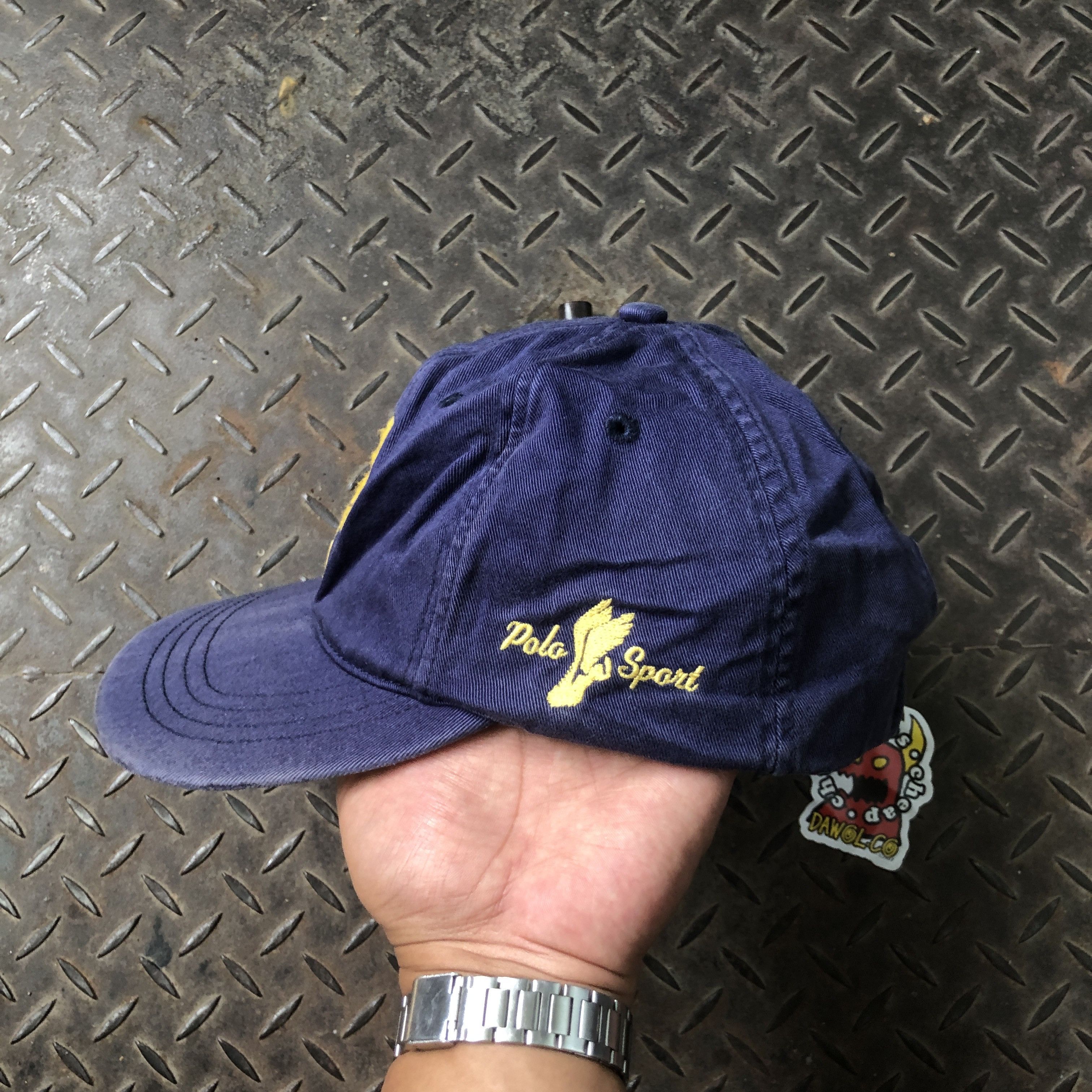 Polo Ralph Lauren 🔥RARE🔥 Vintage Polo Sport Ralph Lauren Logo Sunfaded Hat Size ONE SIZE - 4 Thumbnail