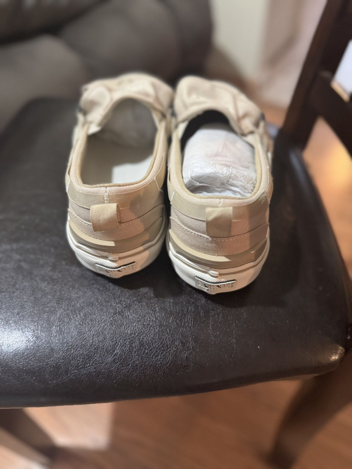 Vans NICOLE MCLAUGHLIN VANS COLLAB BIEGE VANS SLIP ONS !! Size US 10 / EU 43 - 9 Thumbnail