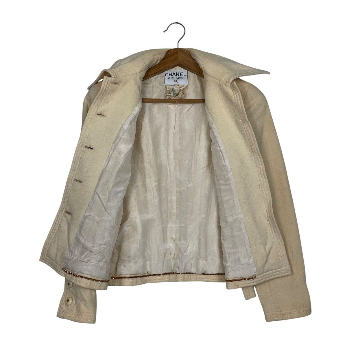 Chanel Vintage Chanel Boutique Light Brown Jacket Size XS / US 0-2 / IT 36-38 - 11 Thumbnail