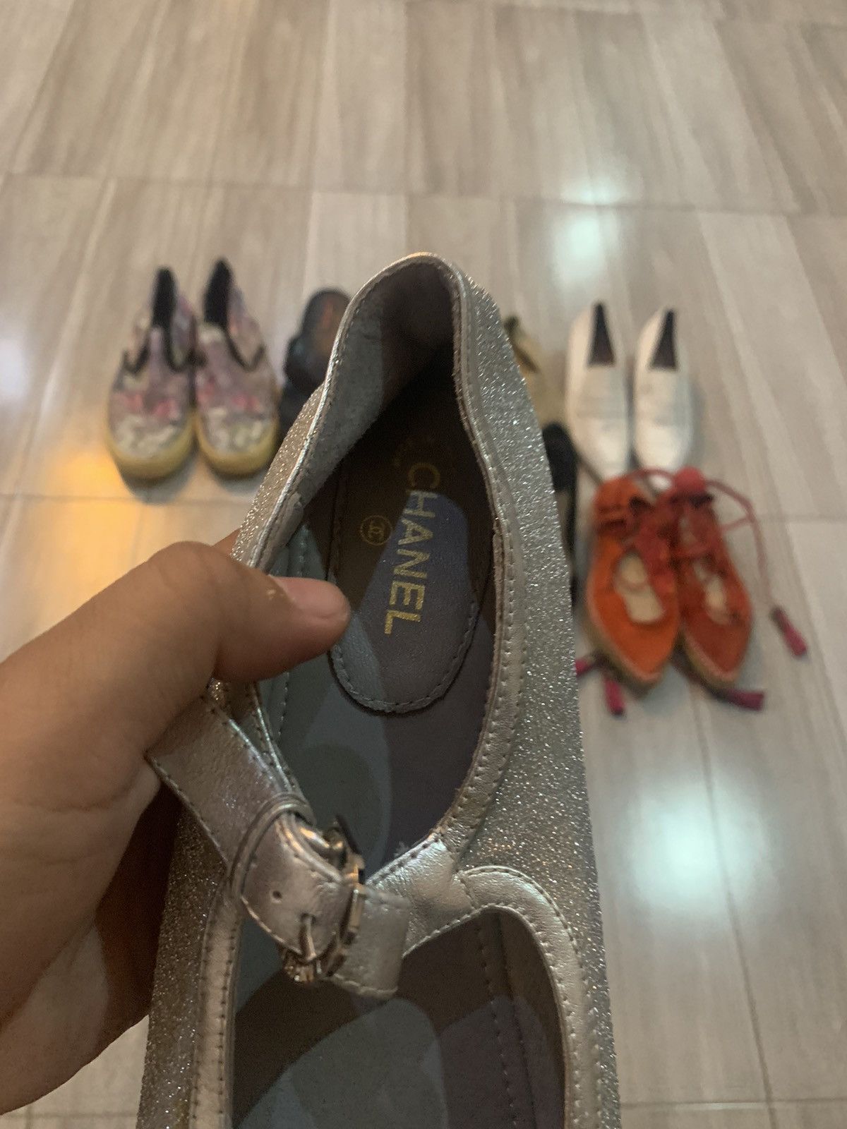 Chanel Vintage Chanel Mary Jane Ballet Flats Size US 6 / IT 36 - 7 Thumbnail
