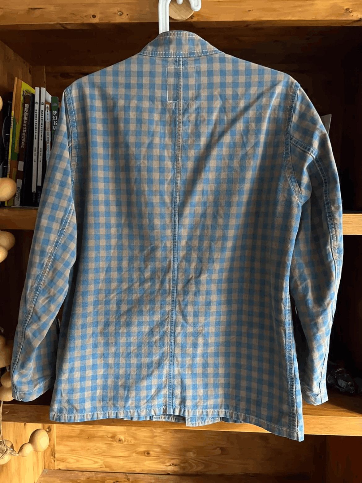 Visvim Sz 2 Rare Visvim 12SS Indigo Dye Plaid Jacket Size US M / EU 48-50 / 2 - 6 Thumbnail