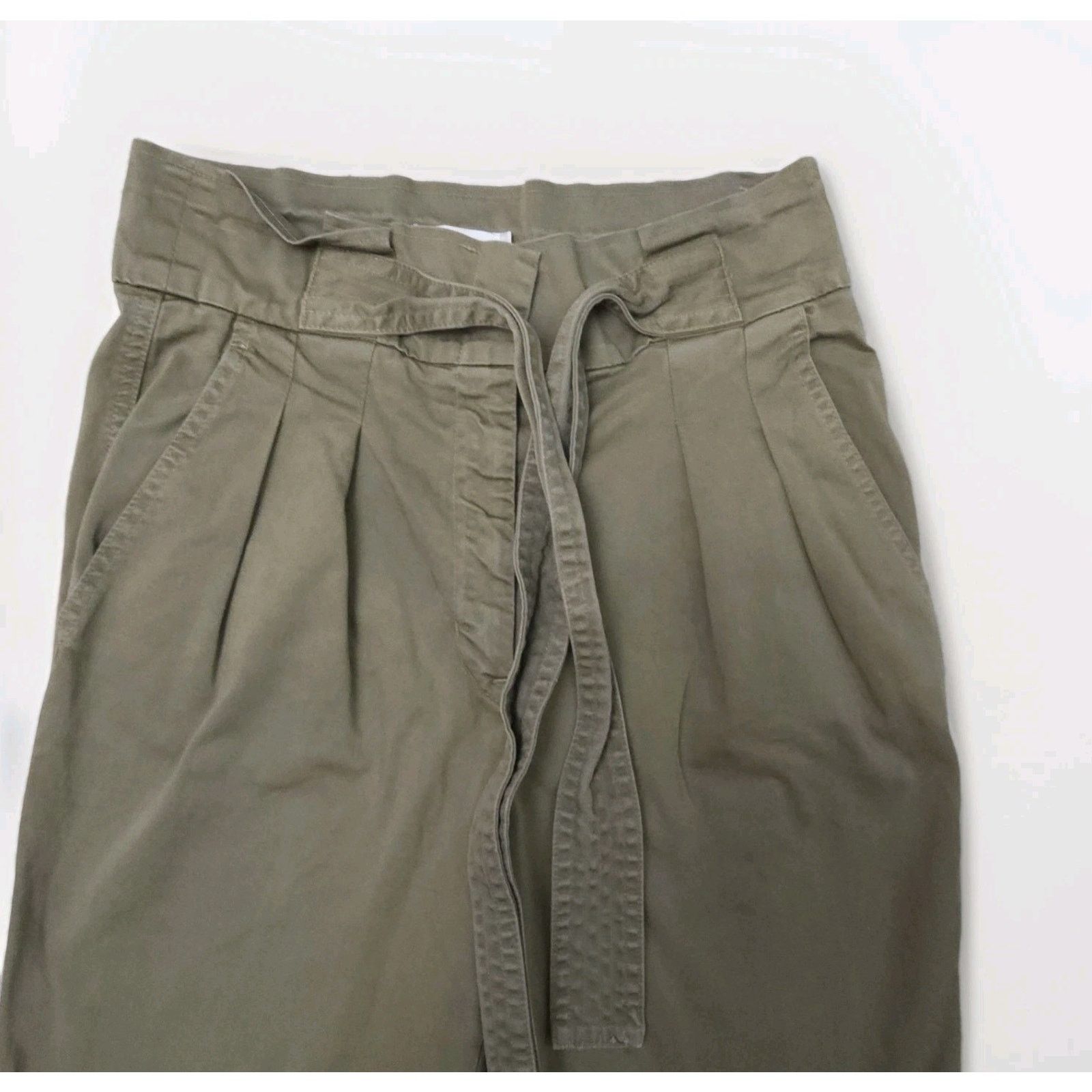 A.L.C. A.L.C. High Rise Tie Waist Light Army Pants Size 6 Size 28" / US 6 / IT 42 - 4 Thumbnail