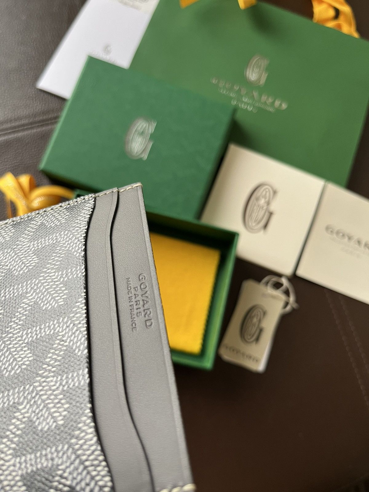 Goyard Goyard Leather Card Holder Brand New Giftable Condition Size ONE SIZE - 6 Thumbnail