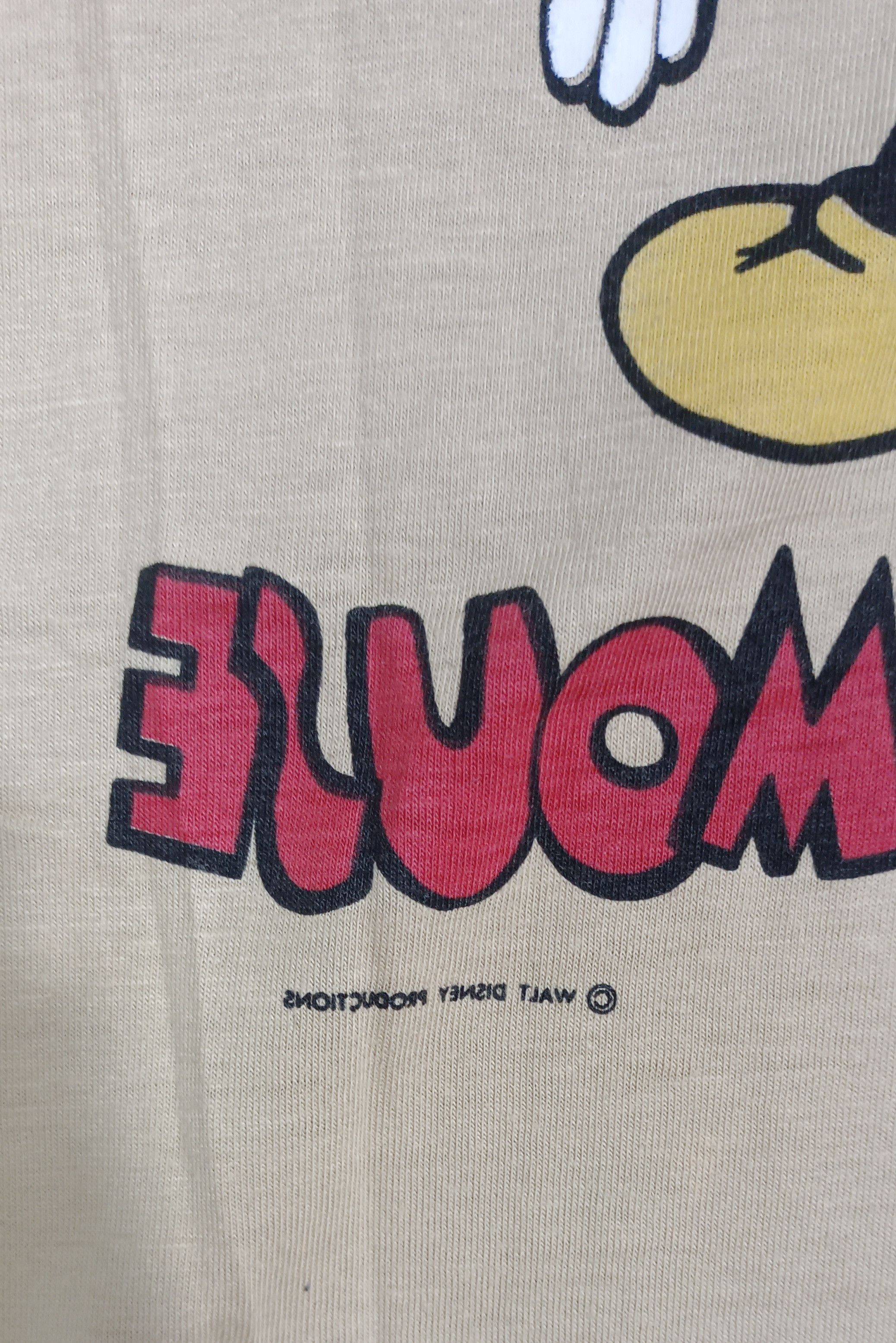 Mickey Mouse Vintage 70s🔥 Mickey Mouse Screen Mirror Ringer Size US S / EU 44-46 / 1 - 6 Thumbnail