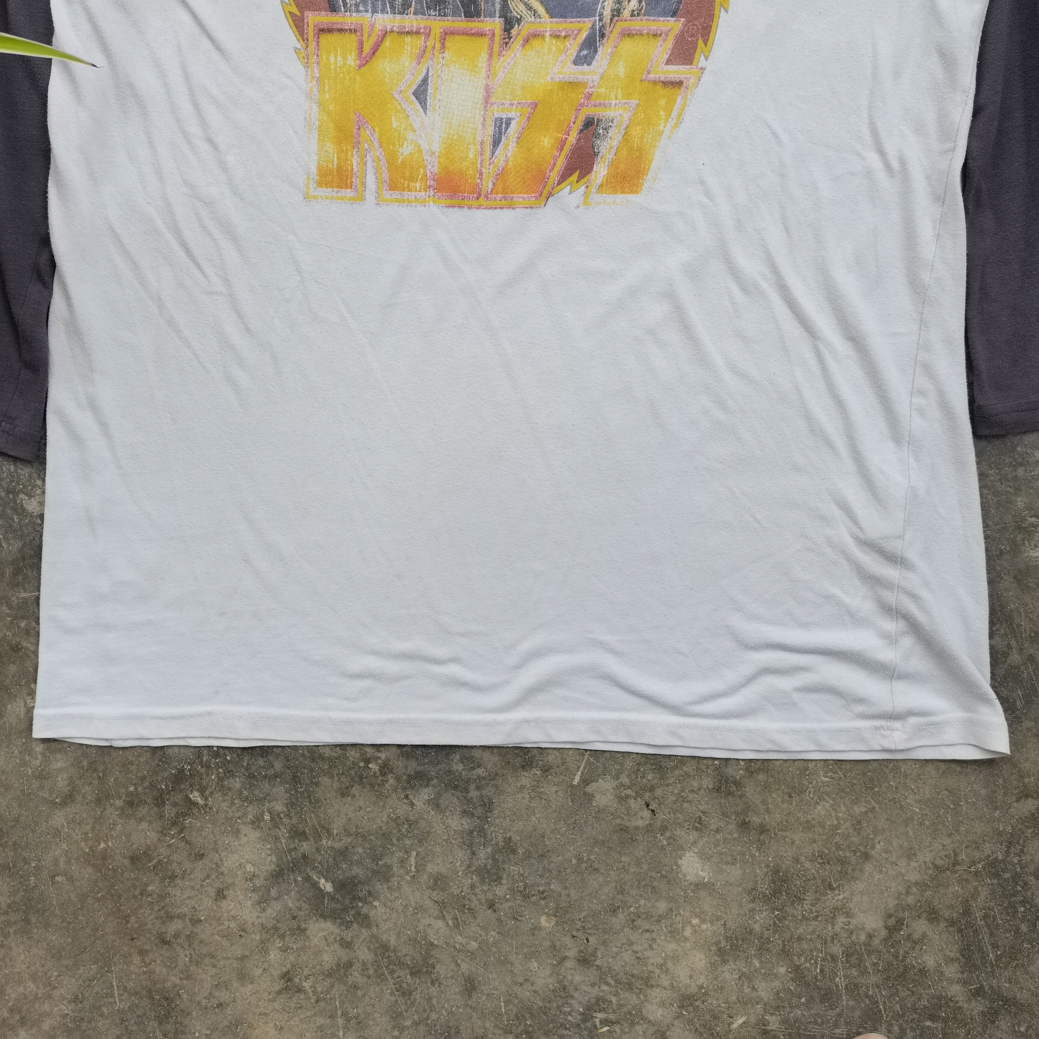 Band Tees × KISS × Vintage Crazy Vintage 70s KISS Longsleeve Tshirt Size US XXL / EU 58 / 5 - 4 Thumbnail