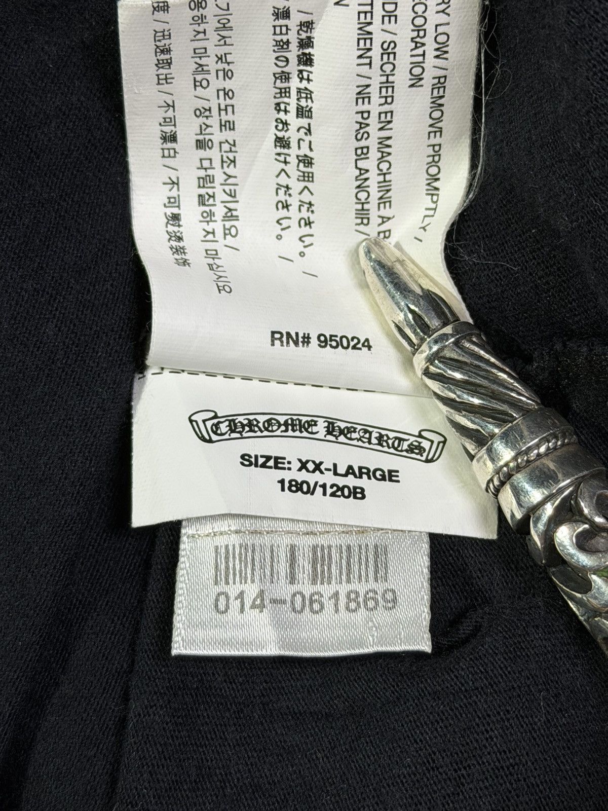 Chrome Hearts Minimalist Yellow Dagger Sleeve Script Size US XXL / EU 58 / 5 - 10 Thumbnail