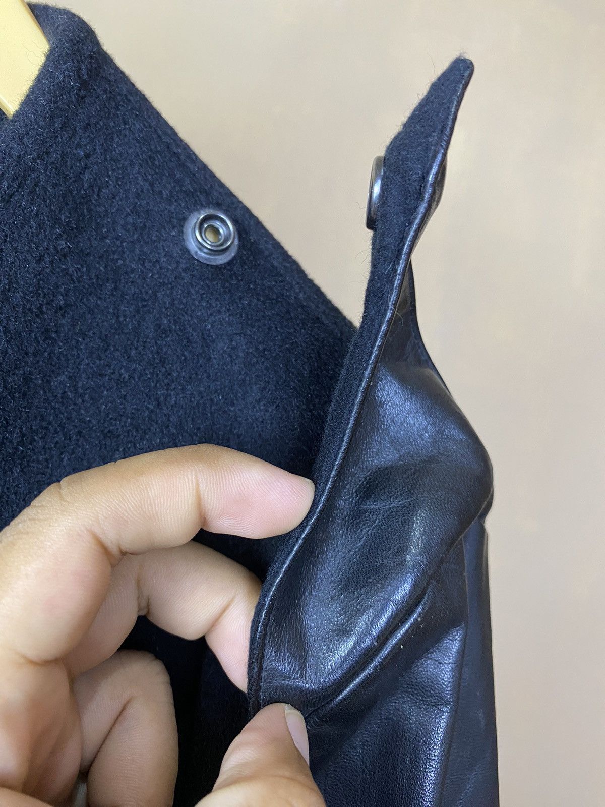 kiryuyrik Kiryuyrik Yohji Yamamoto Leather sleeve jacket Size US L / EU 52-54 / 3 - 7 Thumbnail