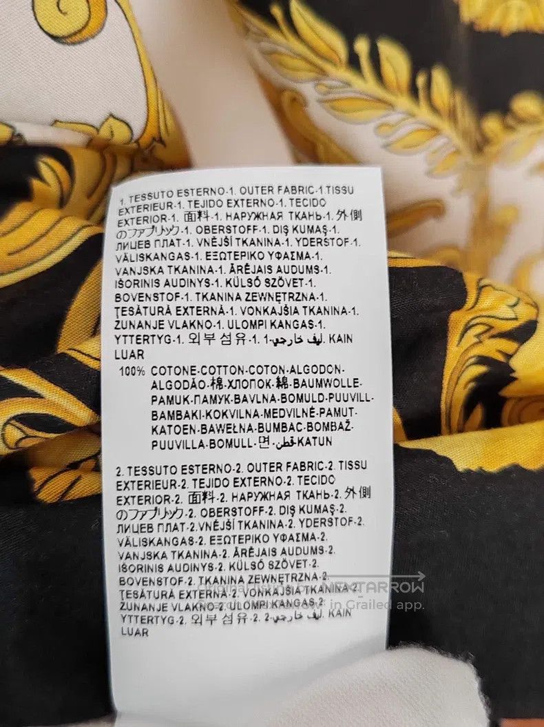 Versace Versace Baroque logo shirt Size US XS / EU 42 / 0 - 5 Thumbnail