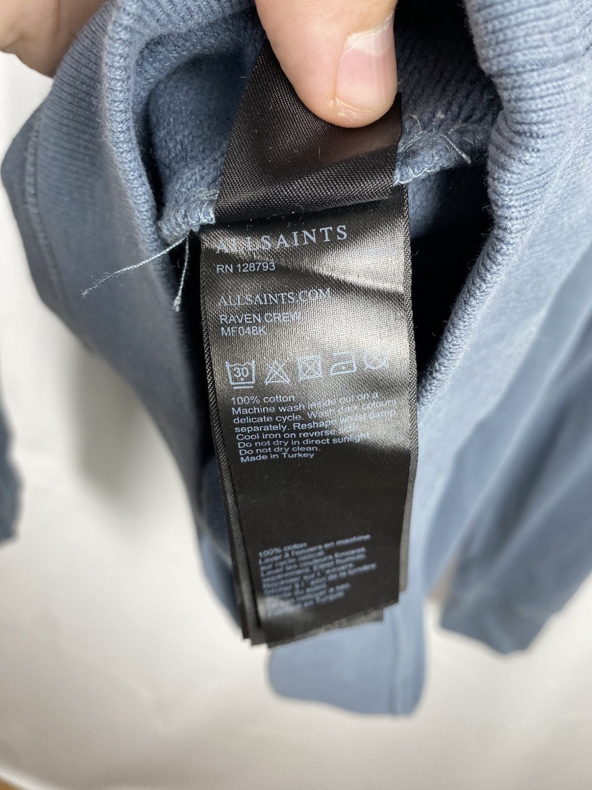 Allsaints All Saints Raven Crew Sweatshirt Men Size M Size US M / EU 48-50 / 2 - 7 Thumbnail