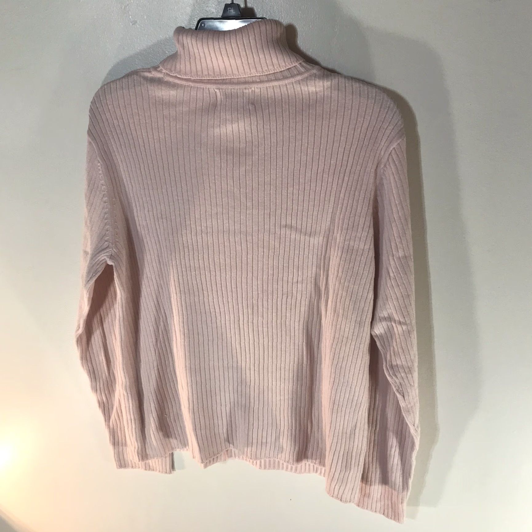 Vintage Studio Works Pink Turtleneck Sweater Womens Size M Casual Pullover Classic Lightweight Size M / US 6-8 / IT 42-44 - 2 Thumbnail