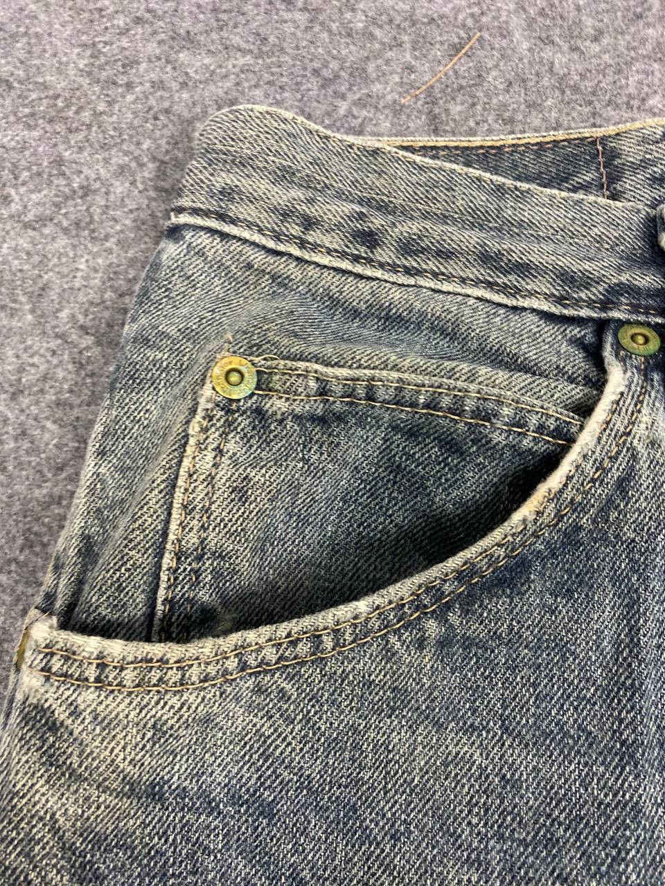 Wrangler vintage wrangler regular fit distressed denim Size US 36 / EU 52 - 10 Thumbnail