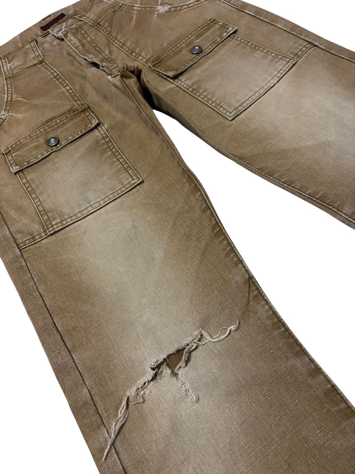 Johnbull Vtg John Bull Japan Bush Pants Distressed Jeans Size US 30 / EU 46 - 4 Thumbnail