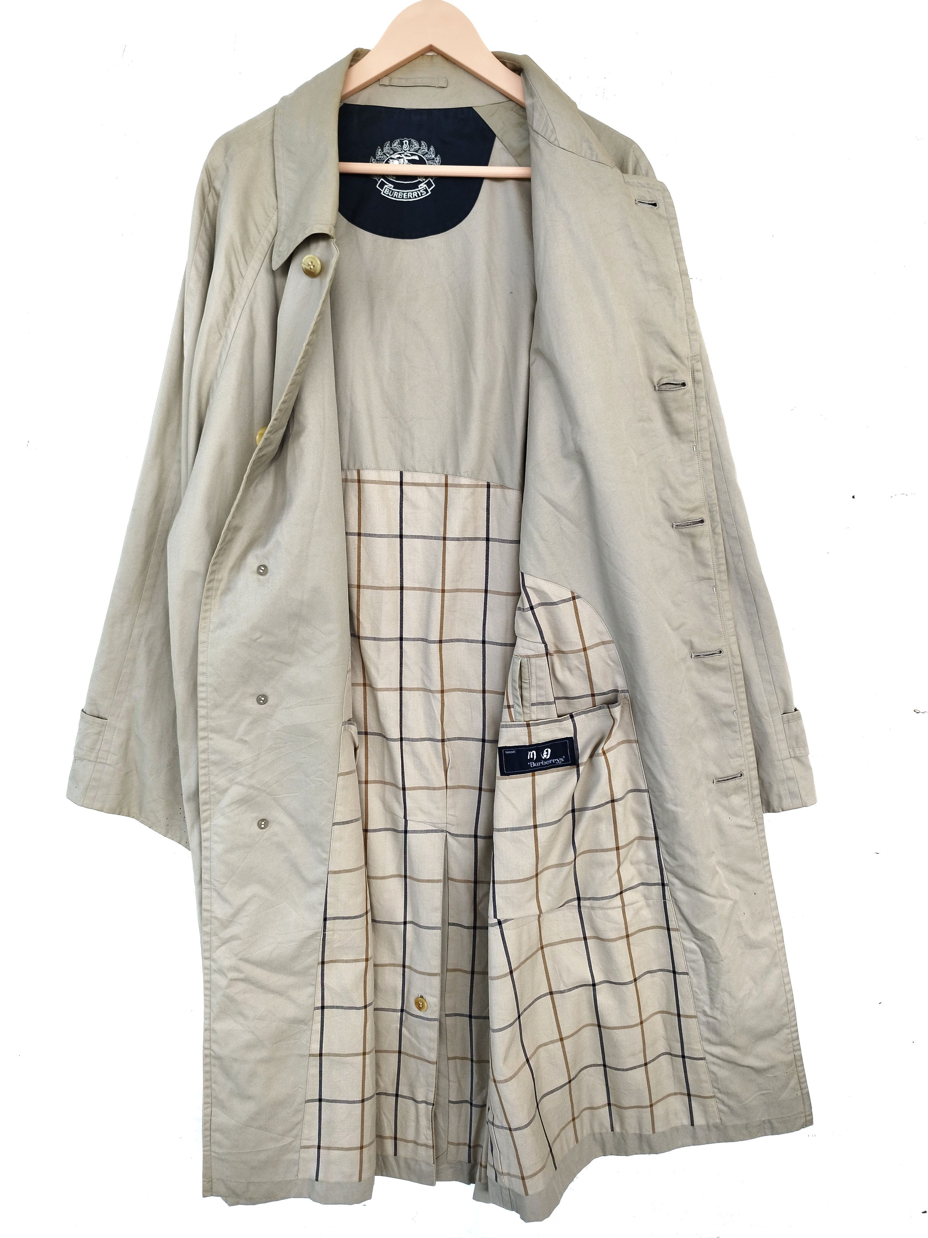 Vintage Burberry Long Jacket deals XL