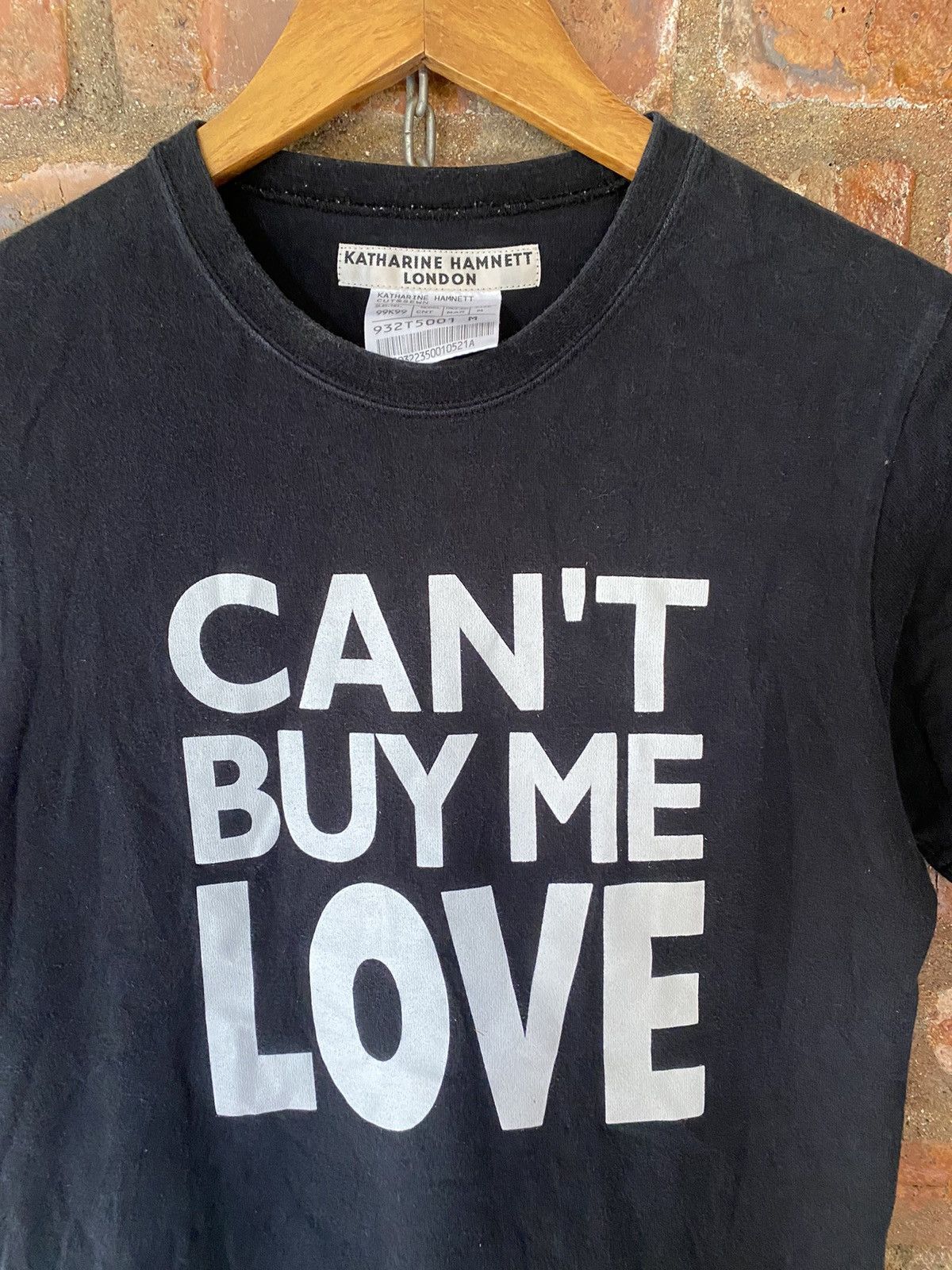 Katharine Hamnett London 2000s Hamnett poem can’t buy me love Size US S / EU 44-46 / 1 - 3 Thumbnail